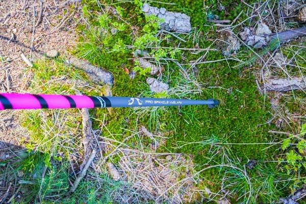 Nordic walking hole HAAKON Black-Pink Carbon Composite