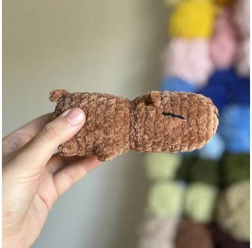 Háčkovaná mini kapybara