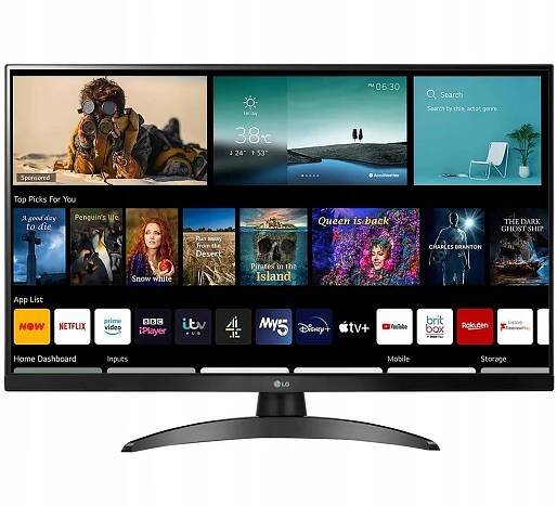 SMART TV LG 27TQ615S 27 PALCŮ LED IPS FHD WiFi BLUETOOTH DVB-T2 HEVC PILOT