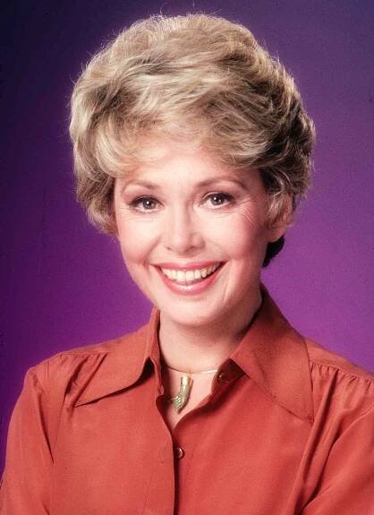 Barbara Rush poses for a portrait in Los Angeles, California