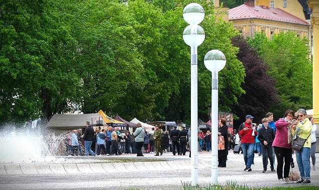 Den uniformovaných sborů první republiky se konal v Mariánských Lázních