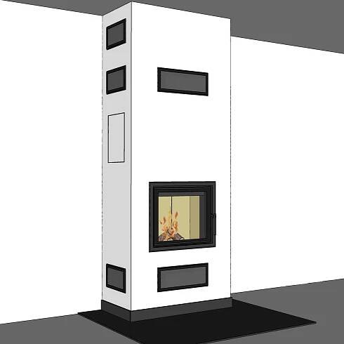 Návod na stavbu krbu – s vložkou Romotop HEAT 2G 59.50.13 (model AL)