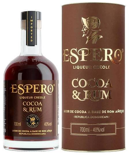 Espero Cocoa & Rum 0,7l 40% + tuba