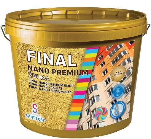 FINAL NANO PREMIUM omítka - FINAL - dekorativní omítkovou pastu - FINALIT fasádní systém - Fasáda - Chromos Svjetlost