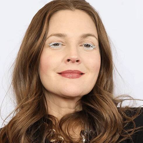 Drew Barrymore Looks Exactly Like Khloé Kardashian With Waist-Length Hair - Photos