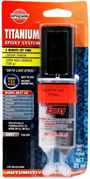 VERSACHEM Titanium Epoxy systém na nerez a barevné kovy 25g