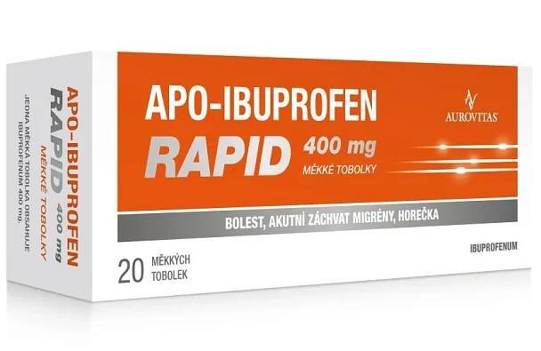 Apo- Ibuprofen Rapid 400 mg 20 kapslí