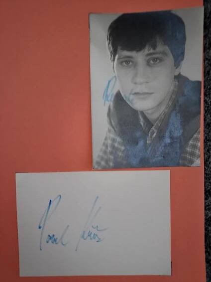Podpis, autogram PAVEL KŘÍŽ, herec