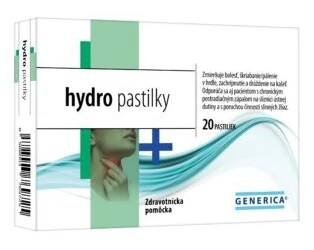 GENERICA hydro pastilky 1×20 tbl, výživový doplnok