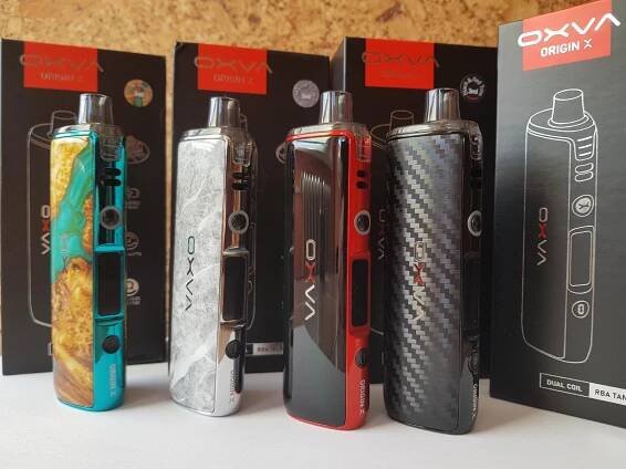 OXVA e-cigareta Origin X 60W AIO POD červená s černou