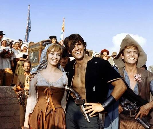 Báječná Angelika - Z filmu - Michèle Mercier, Giuliano Gemma