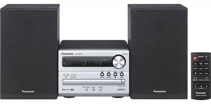 Mikrosystém Panasonic SC-PM250EC-S stříbrný Návod k obsluze