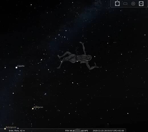 depiction in Stellarium by Fabien Chéreau (since 2000 CE)