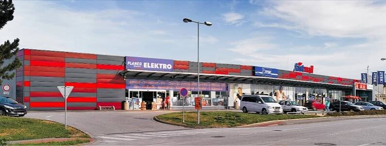 Retail park FASTMALL Český Krumlov - FASTAV