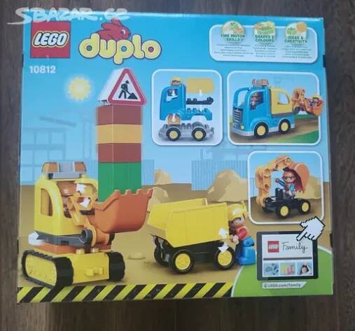 Lego Duplo 10812 pásový bagr a náklaďák