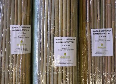 Bambusová rohož, krycí, bambusový plot 1,2 x 5 m ( z lamel Výrobce Dixiestore