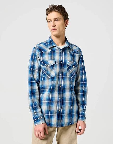 Košile Wrangler WESTERN SHIRT BUFFALO INDI
