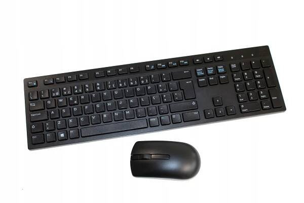 DELL WK636P klávesnice set + myš KM636 qwerty portugalština bezdrátová