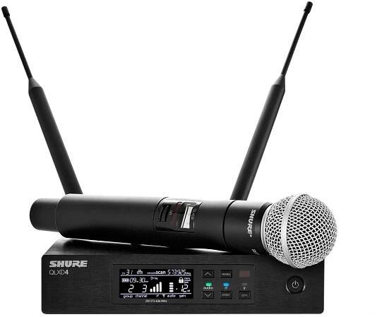 Pronájem: Shure QLX-D 24/SM58 - Cyber Lighting