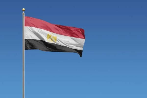egyptská vlajka - egyptská vlajka - stock snímky, obrázky a fotky