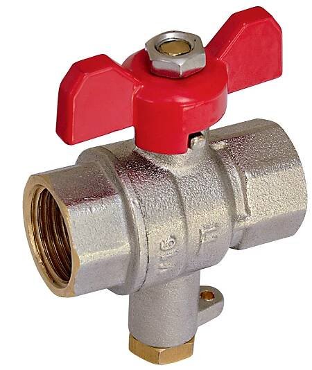 Kulový kohout EKO pro připojení čidla - motýlek 1/2"