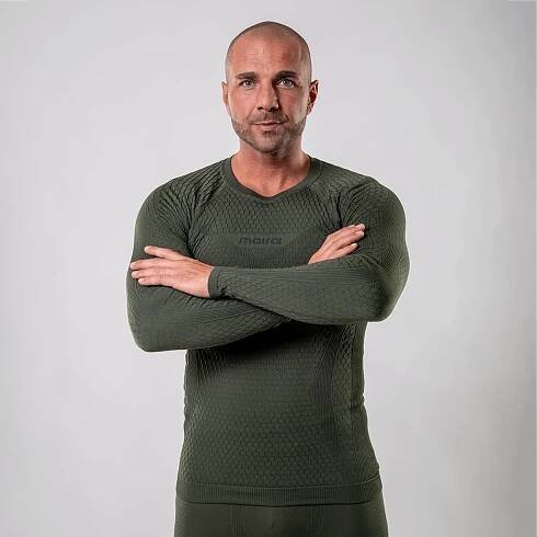 Seamless merino 150 pánské triko s dlouhým rukávem TACTICAL