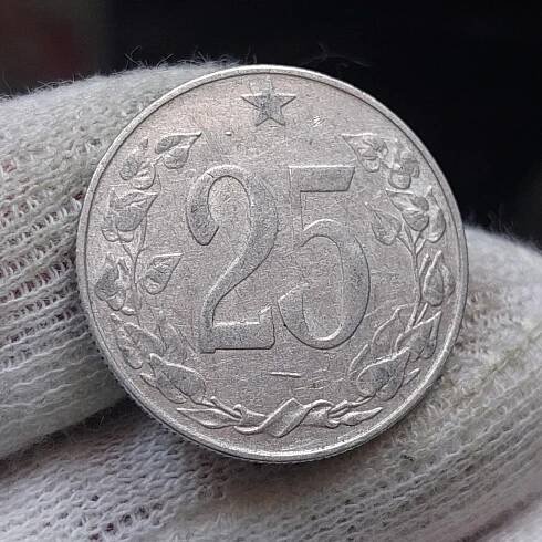 25 haléř 1954 • Vzácná • Československo
