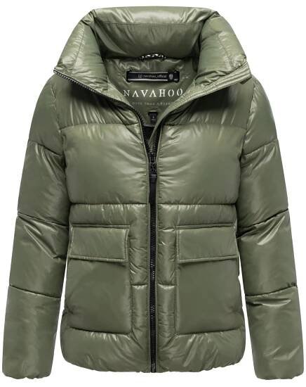 Dámská prošívaná bunda Navahoo Eispracht 14- Olivová (OLIVE LEAF) - Navahoo.cz eshop