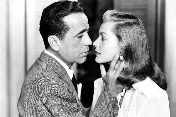 Lauren Bacall and Humphrey Bogart were two Earth signs in love.