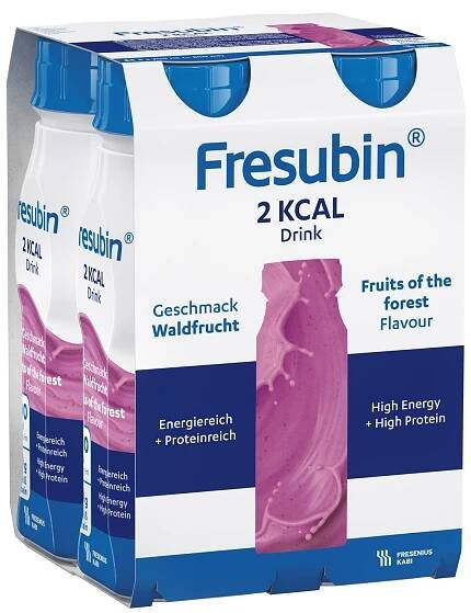 FRESUBIN 2 KCAL DRINK PŘÍCHUŤ LESNÍ PLODY perorální roztok 4X200ML - skladem