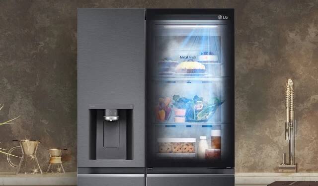 Americká lednice LG GSXE91MBAD