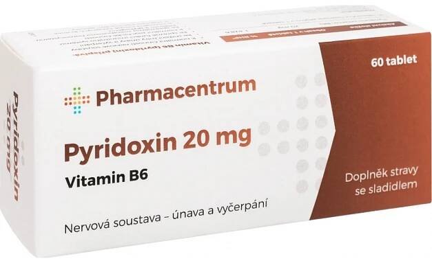 Pharmacentrum Pyridoxin 20 mg 60 tablet