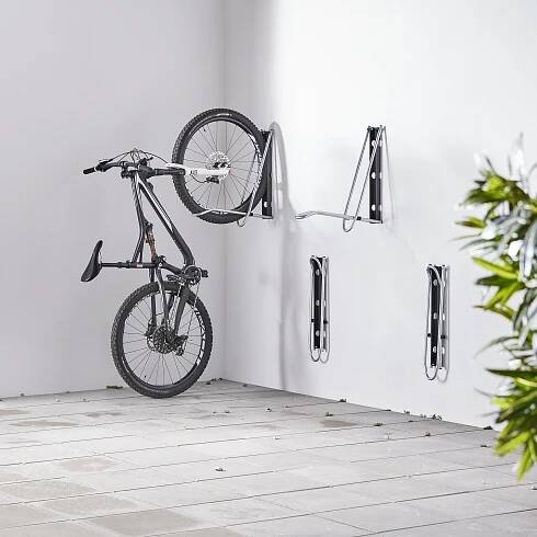 Nástěnný držák na jízdní kolo LEONARDO, galvanizovaný | AJ Produkty