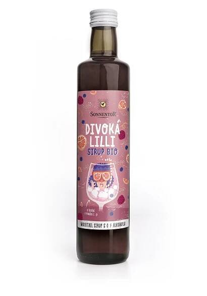 Divoká Lilli sirup bio láhev