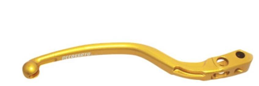 Brake lever ACCOSSATO aluminium, fixed zlatá