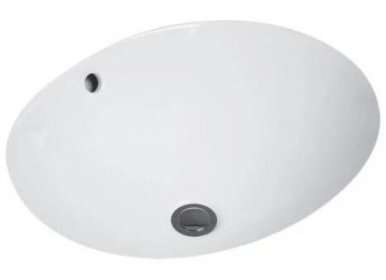 Villeroy & Boch O.Novo Undermount basin 43.5 x 36.5cm, with overflow, without tap hole, White (4A304301)