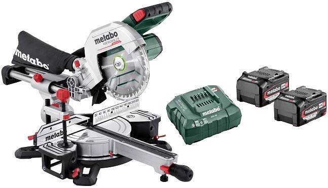 Metabo 614216920 akumulátorová kapovací pila, akumulátor, vč. nabíječky, průměr listu 216 mm, uchycení 30 mm