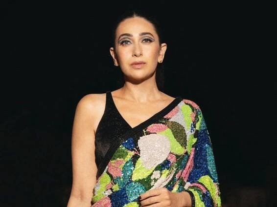 Karisma Kapoor is making maximalism big again with her multi-coloured Sabyasachi sari