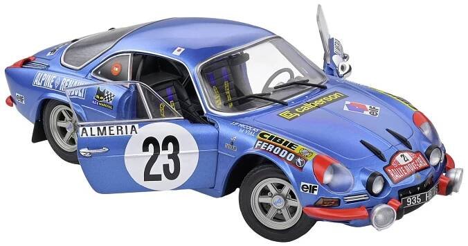 Solido Alpine A110 1600S #23 blau 1:18 model auta