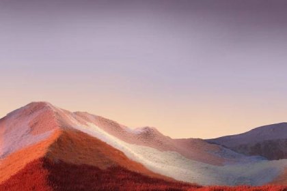 Colorful Hillside Mountain Wallpaper