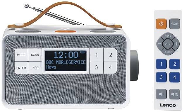 Lenco PDR-065 bila | ab-com.cz