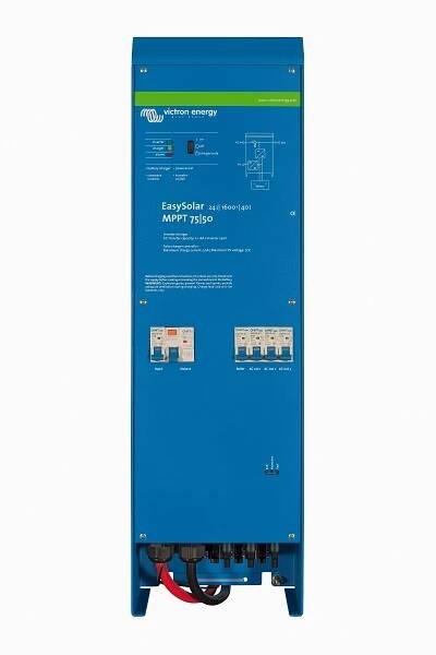 Hybridní měnič/nabíječ EasySolar 1600VA/ 12V DC / 230V AC, 1 fázový / 1300W