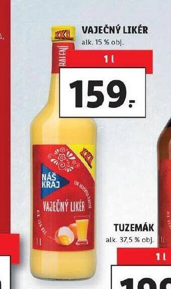 Lidl Vaječný likér nabídka