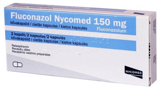 Fluconazol Nycomed 150mg kapsulės N2