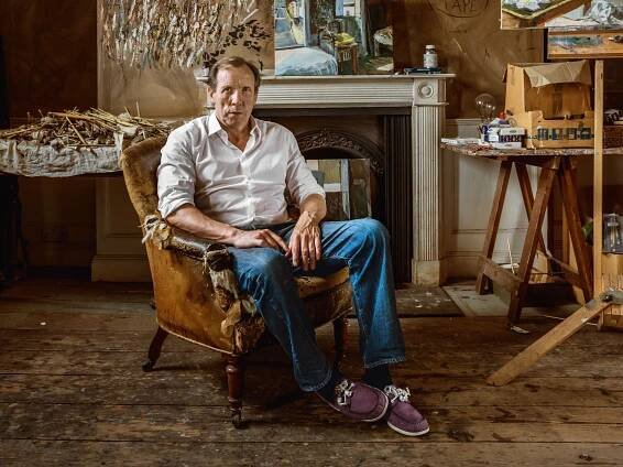 Behind the scenes of artist David Dawson's studio