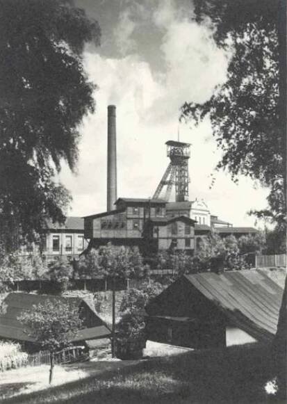 Karviná, Důl ČSA, jáma Františka 1929.