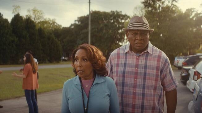 Telma Hopkins and George Wallace play neighbors in "Clean Slate."