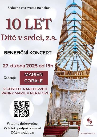 Benefiční koncert Dítěte v srdci v Neratově