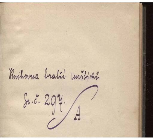 Moderní literatura česká [uvnitř nalepeno ex libris Alois Mrštík] - Antikvariát Valentinská