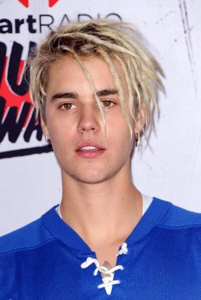 Justin Bieber Haircuts: Blonde Dreadlocks